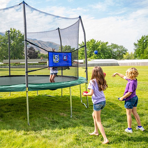 Oval Trampoline with Toss Game STEC1620.1