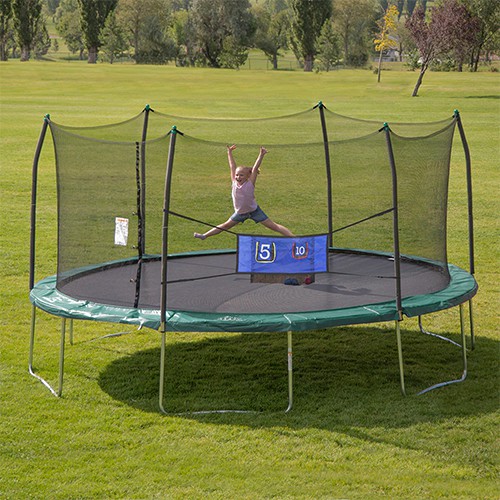 Oval Trampoline with Toss Game STEC1620.1