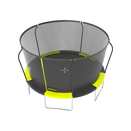 Crown Round Trampoline with Net 10