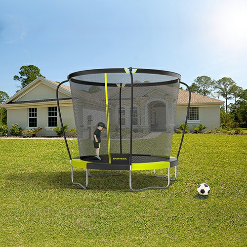 Crown Round Trampoline with Net SA8