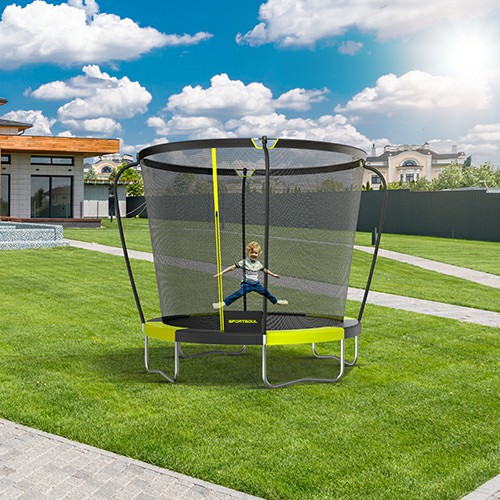 Crown Round Trampoline with Net SA8