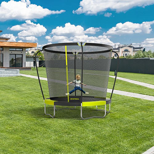 Crown Round Trampoline with Net SA8