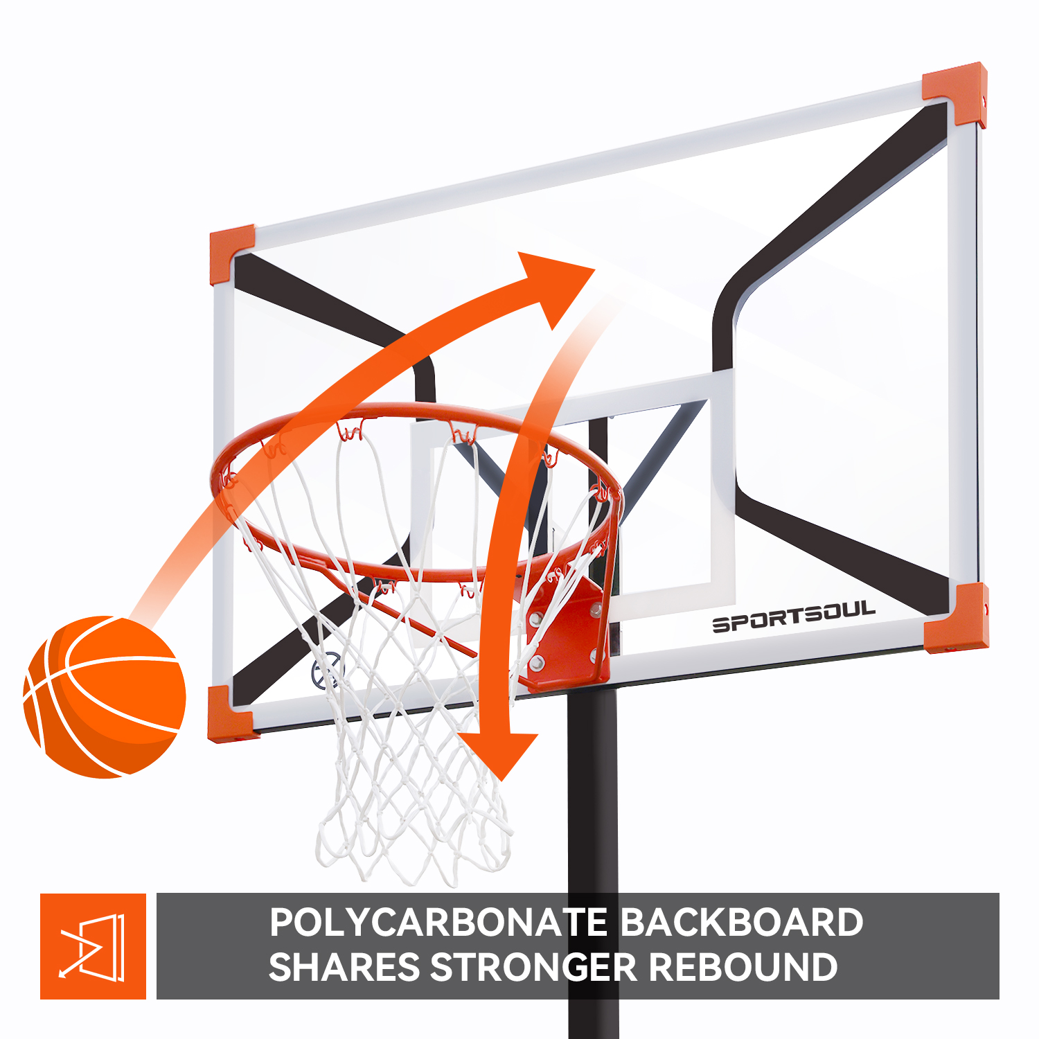 Portable Basketball hoop SSBP4401